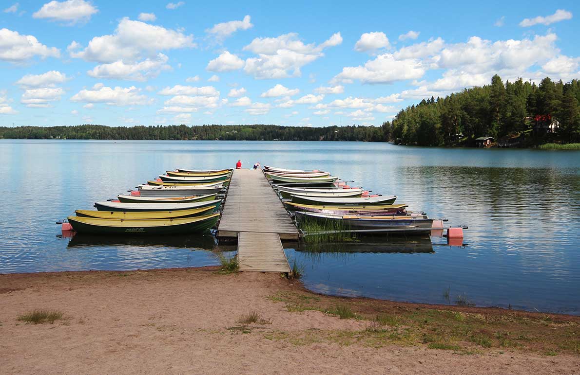 Valkjärven Lähtelän uimaranta, Nurmijärvi