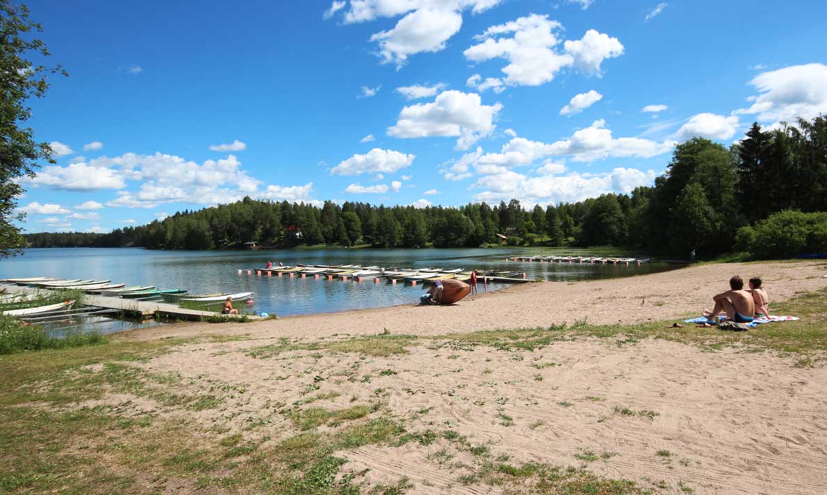 Valkjärven Lähtelän uimaranta, Nurmijärvi