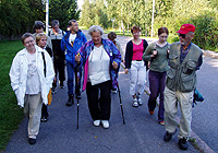 Espoon keskuksen polkujen koek�vely kes�ll� 2005.