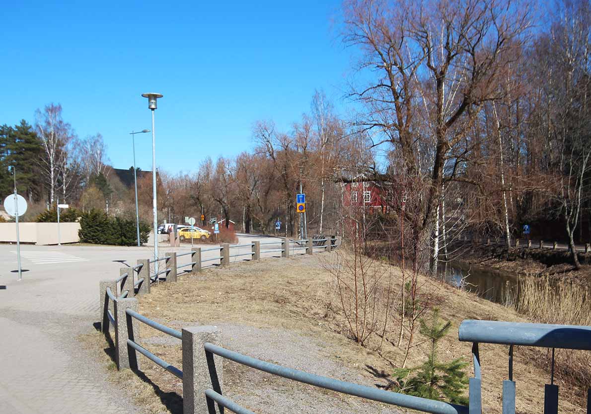 Näkymä Pappilankylästä 2019