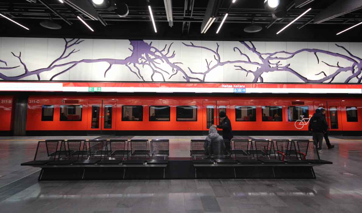 Kaitaan metroasema, Espoo.