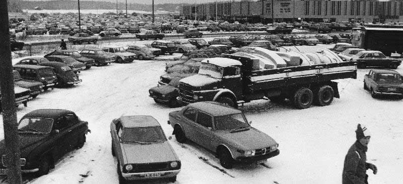 Maxin parkkipaikka 1978