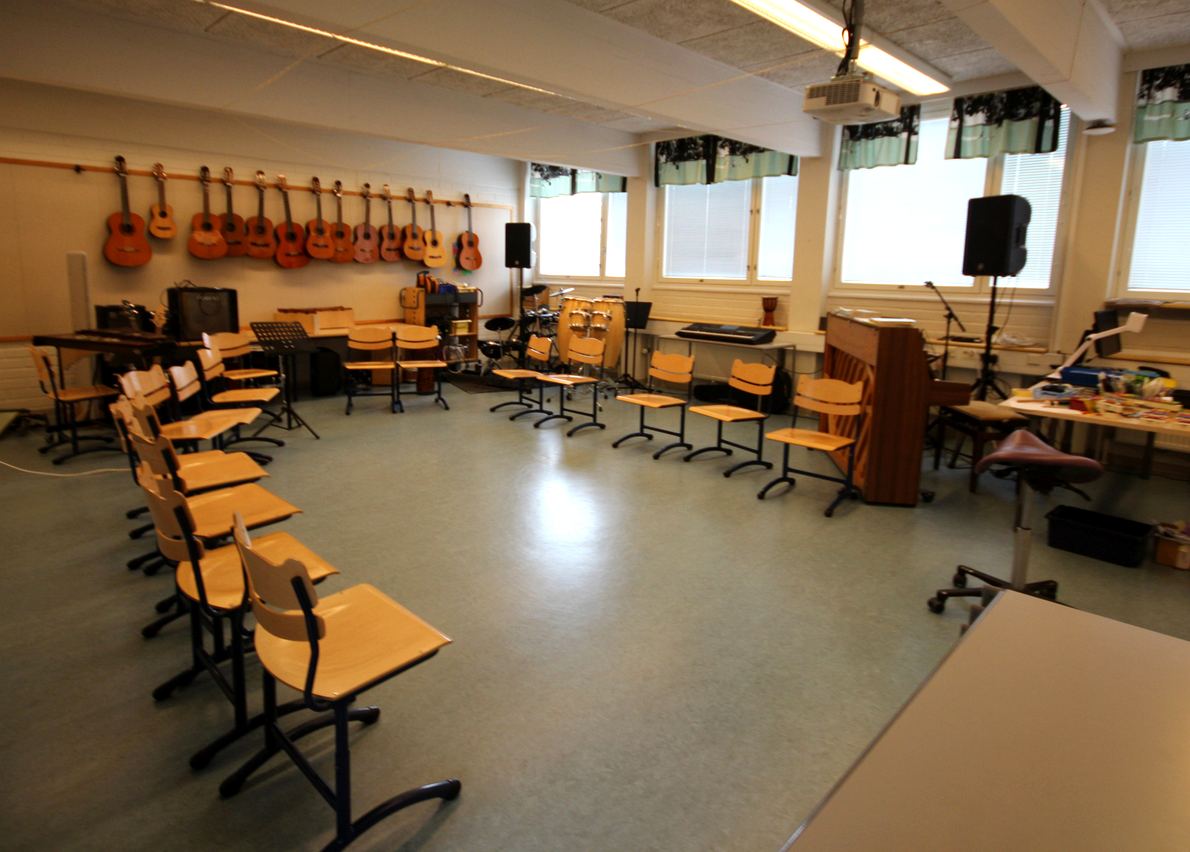 Lahnuksen koulu musiikkiluokka 2