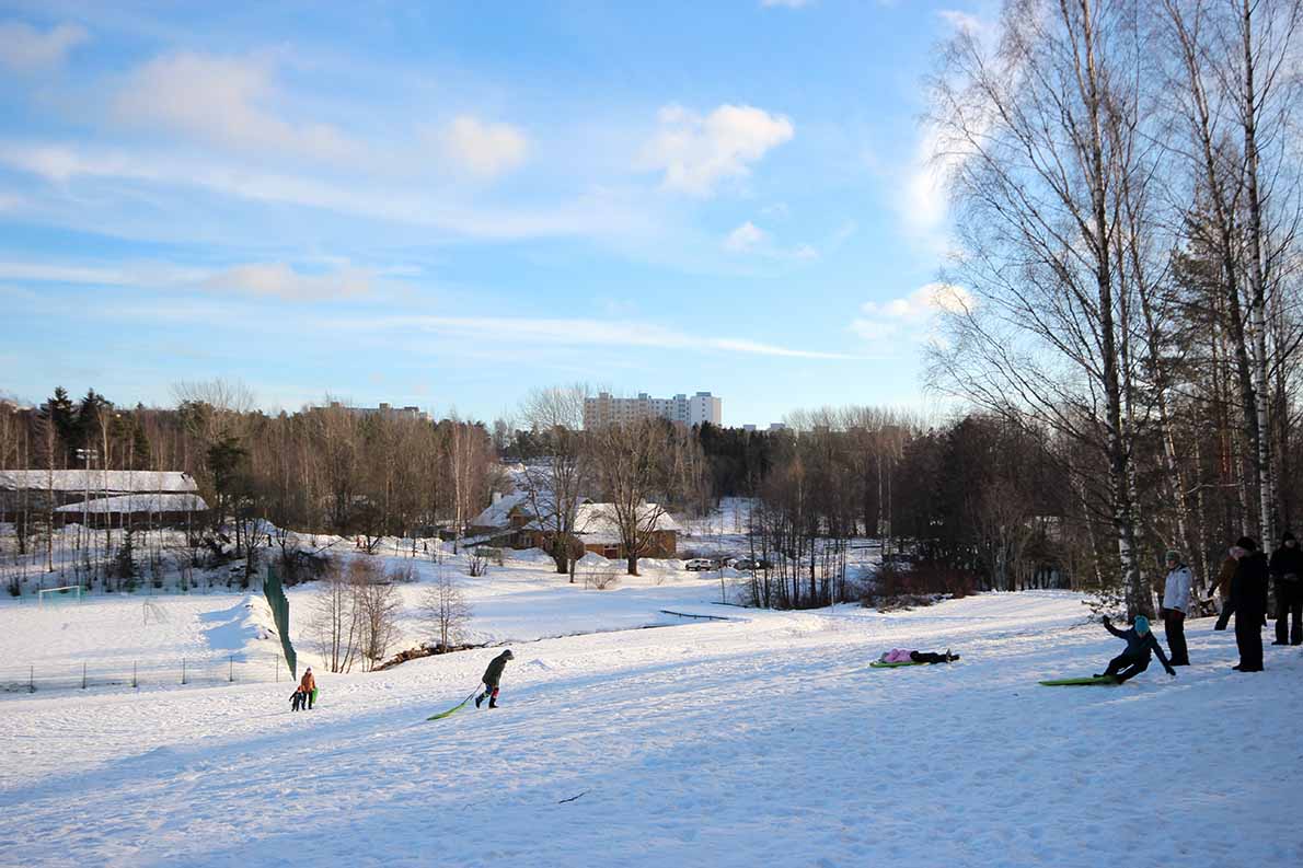 Espoonlahden pulkkamäki.