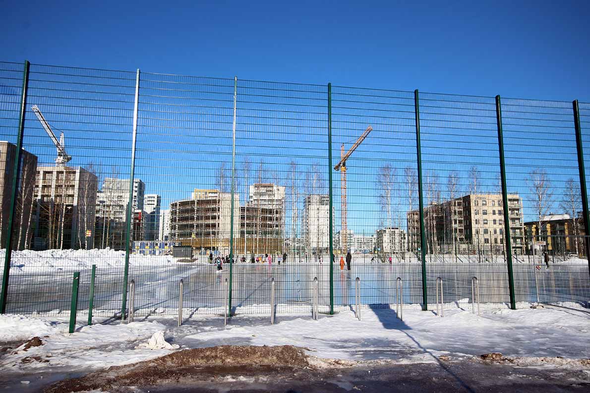 Perkkaan tekojää, Espoo.