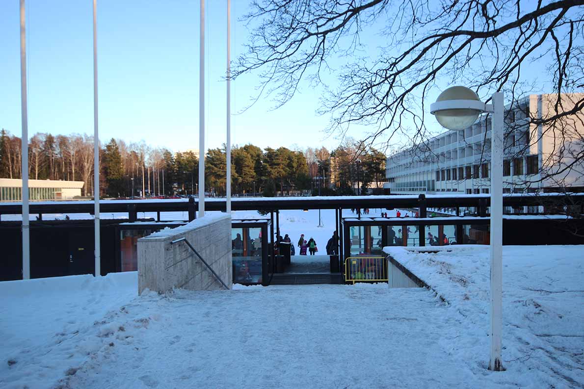 Tapiolan jääpuutarha, Espoo.
