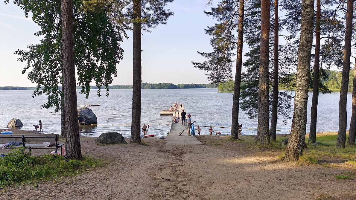 Luttusen uimaranta, Akaa.