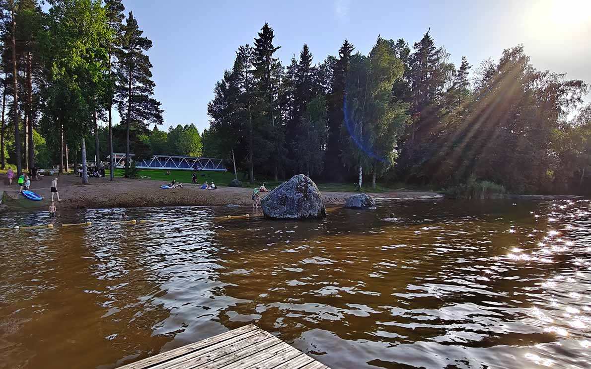 Luttusen uimaranta, Akaa.