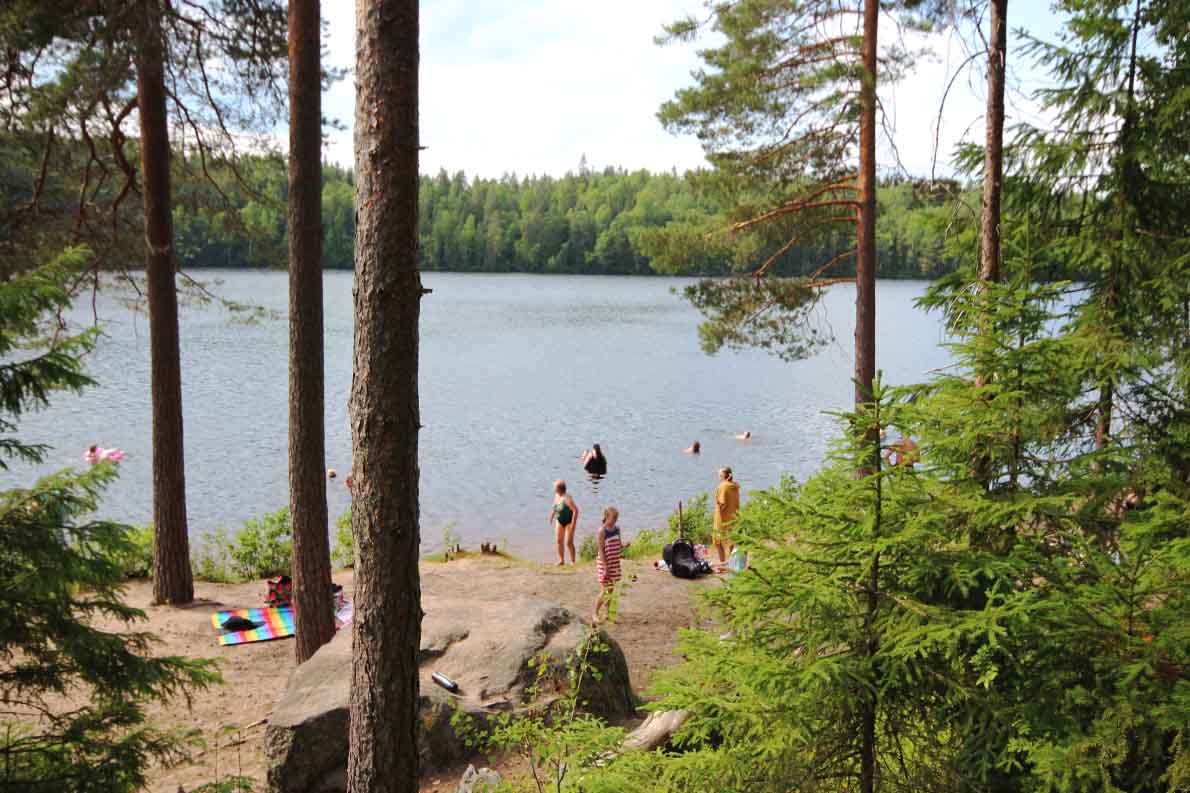 Usminjärven uimaranta, Hyvinkää.