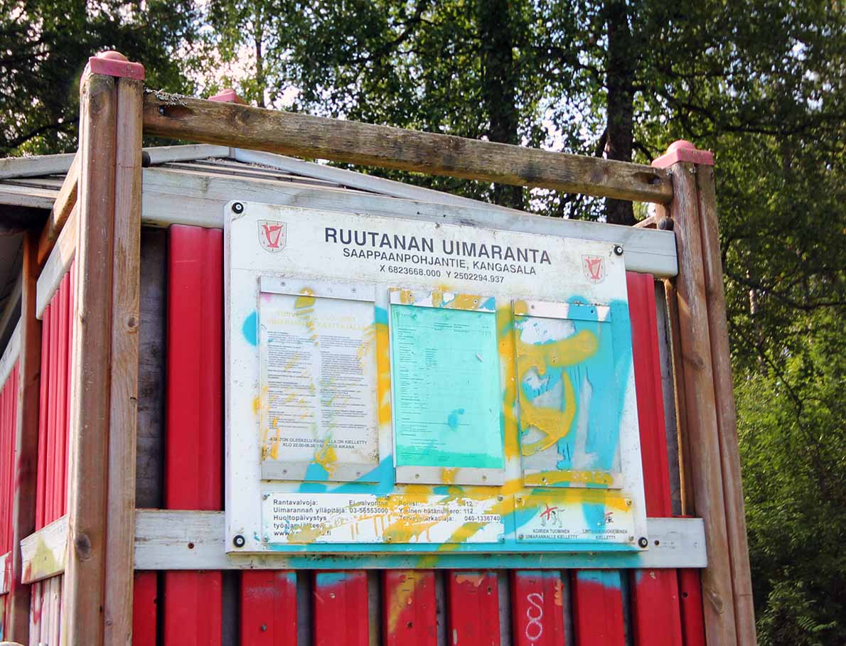 Ruutanan uimaranta, Kangasala.