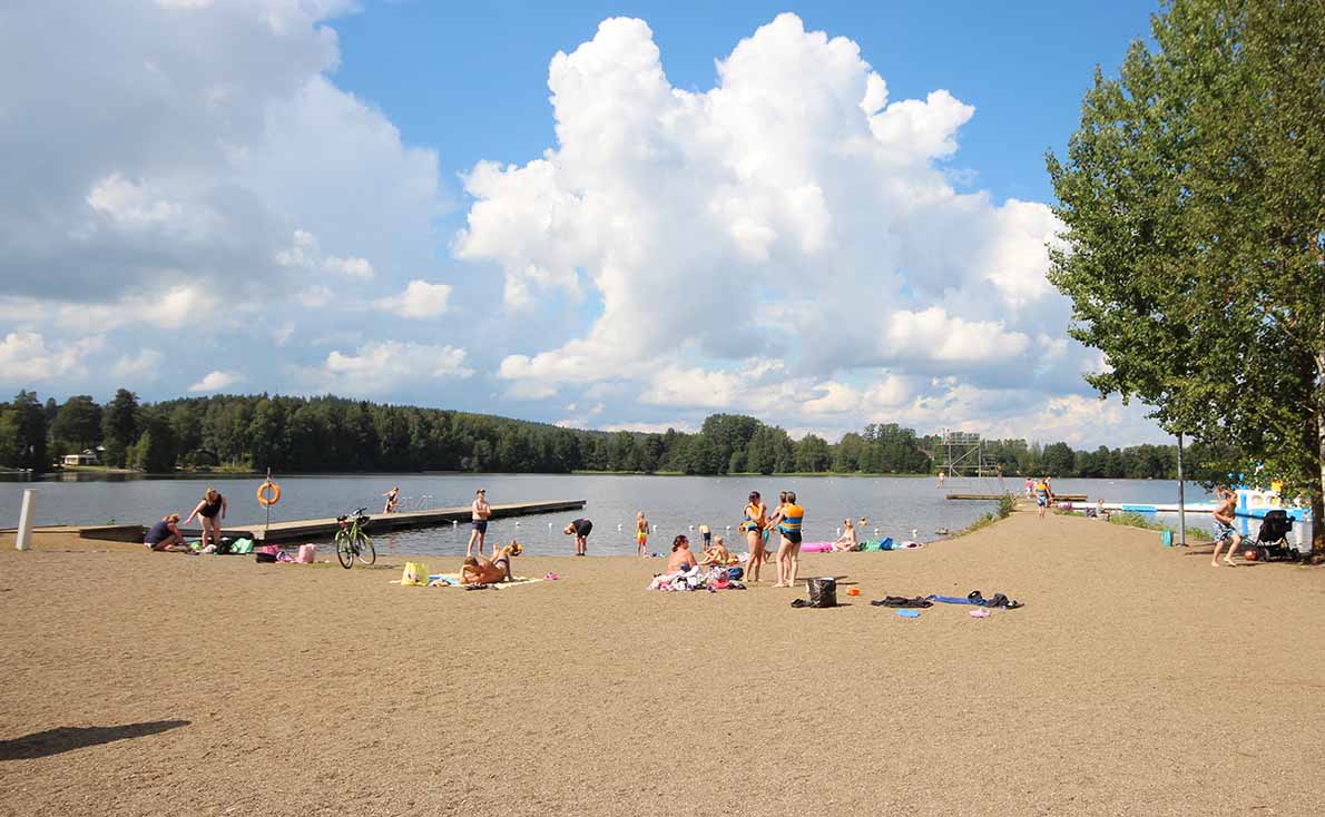 Vesaniemen uimaranta, Kangasala.