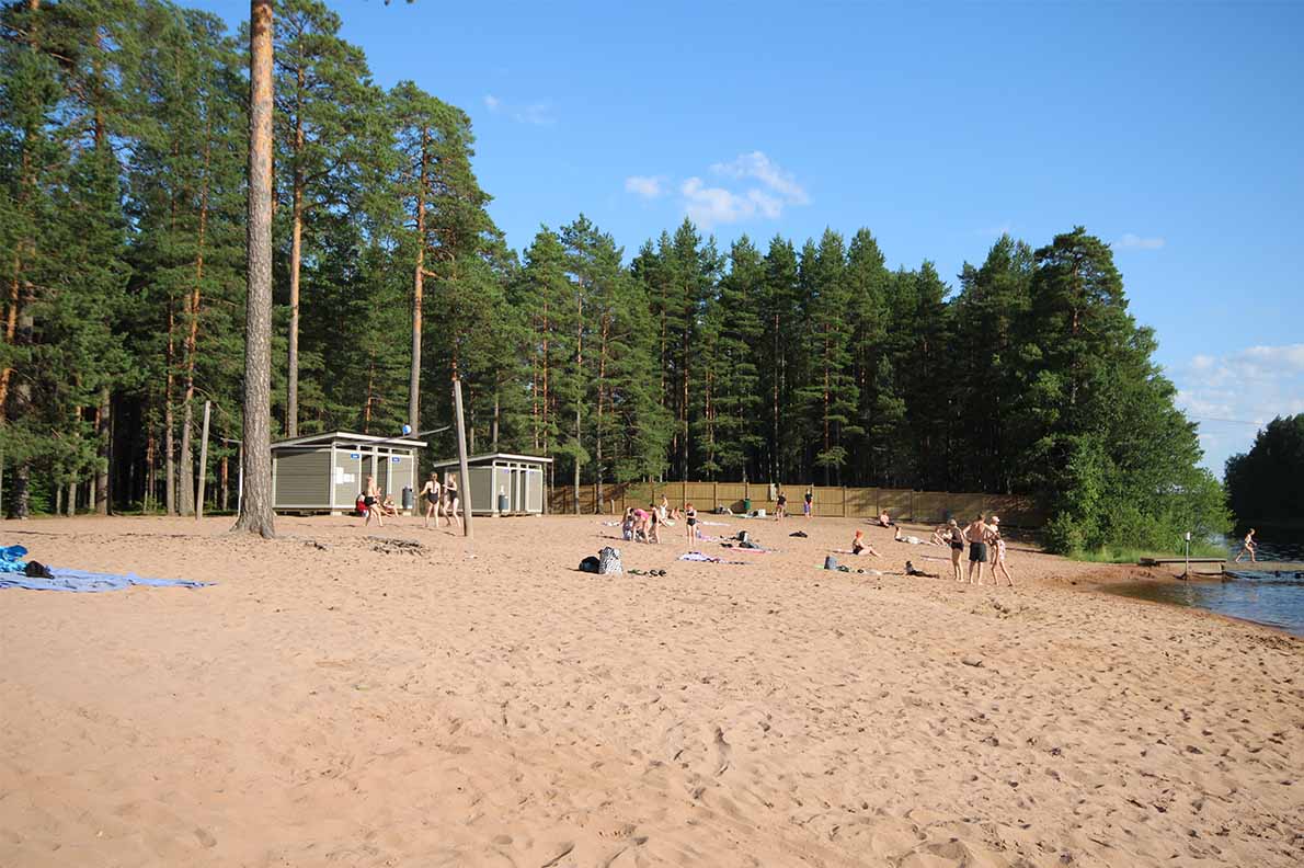 Pitkäjärven uimaranta, Kokemäki.