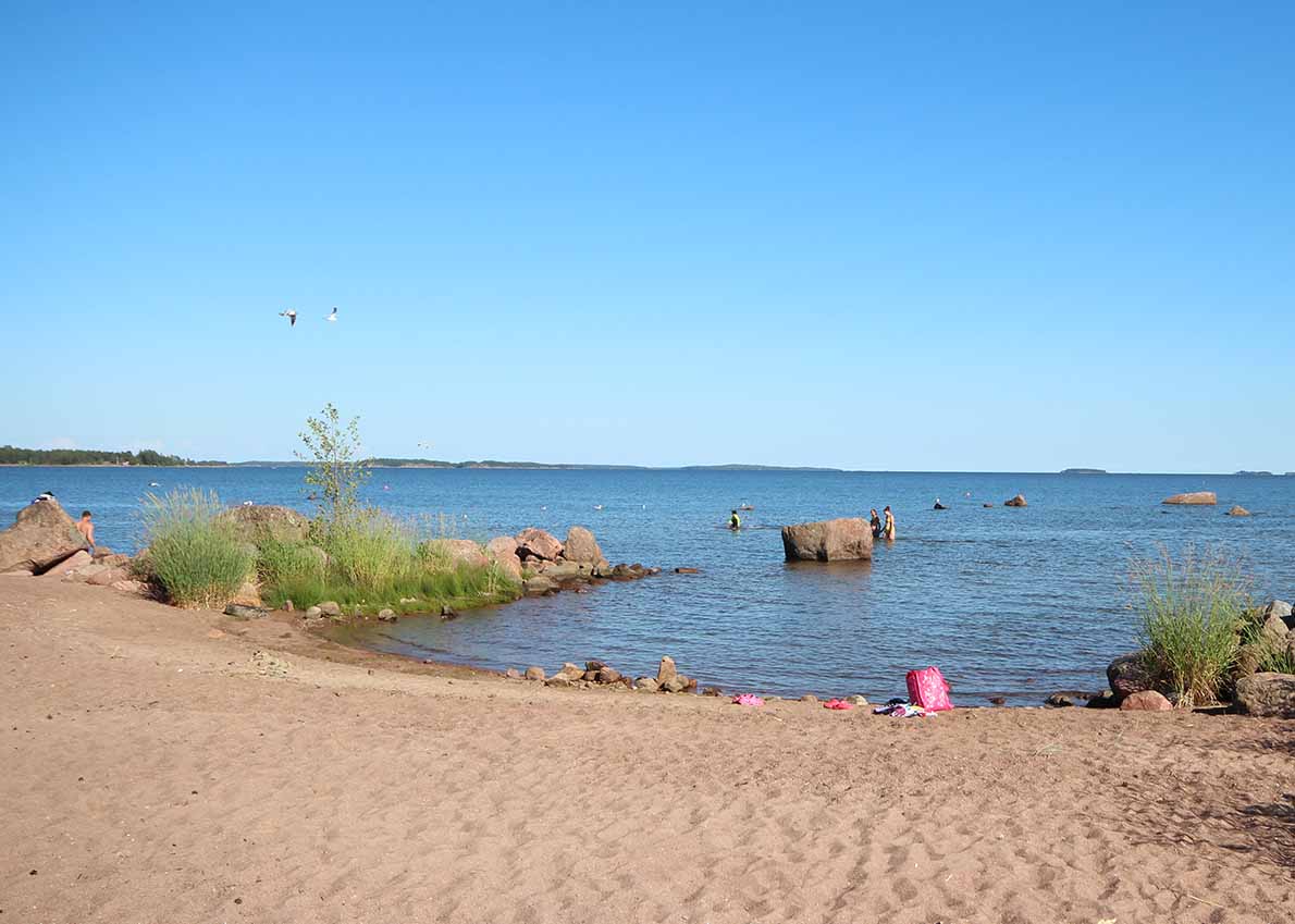 Äijänniemen uimaranta, Kotka.