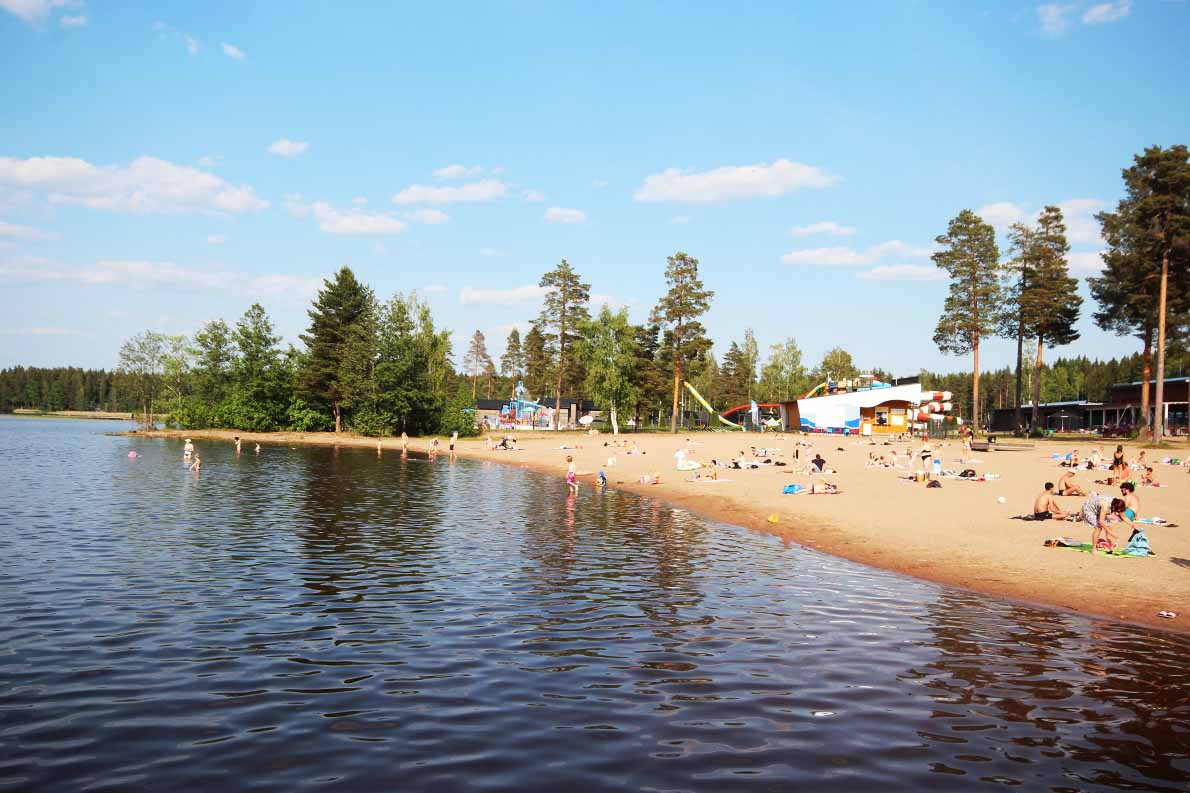 Käyrälammen uimaranta, Kouvola.