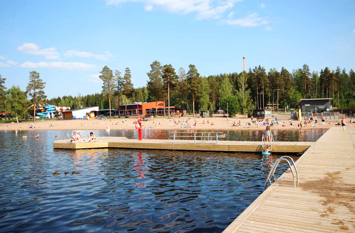 Käyrälammen uimaranta, Kouvola.