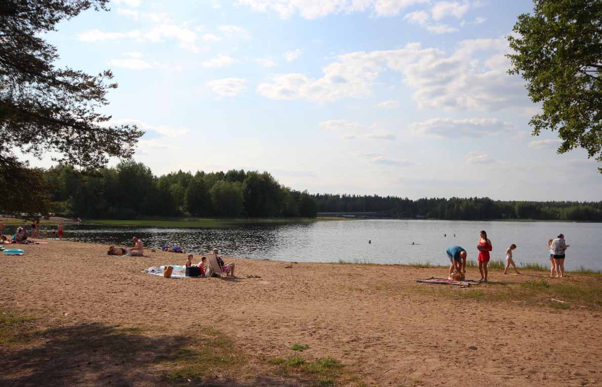 Käyrälammen uimaranta, Kouvola.