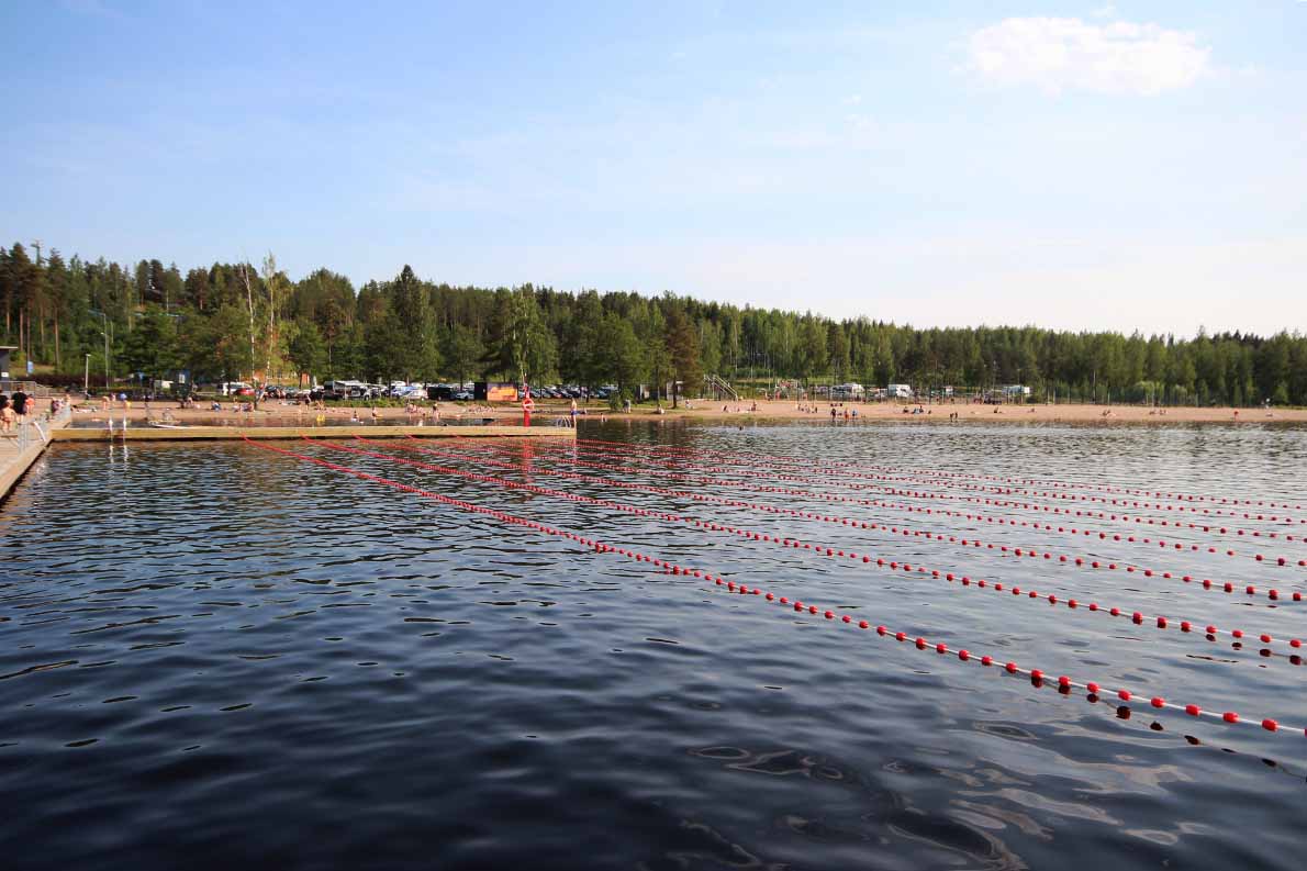 Käyrälammen uimaranta, Kouvola.