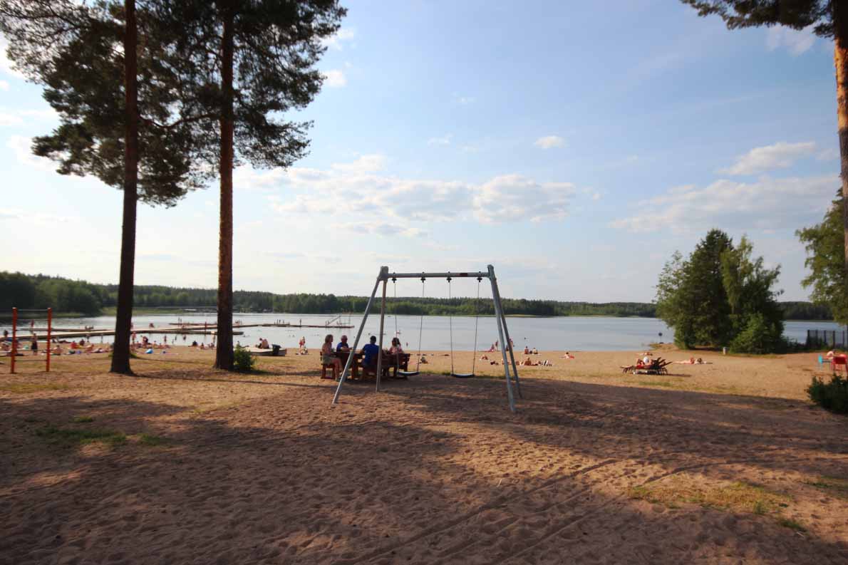 Käyrälammen uimaranta, Kouvola.