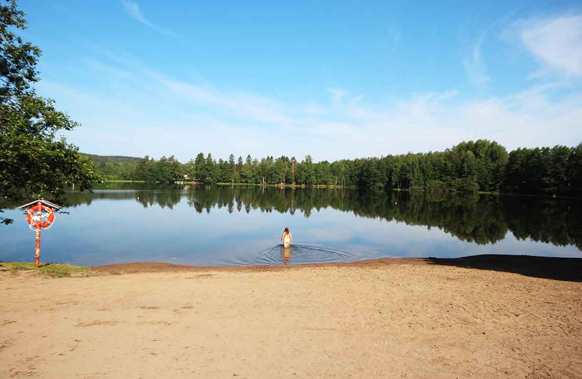 Iso-Valkeisen uimaranta, Kuopio.