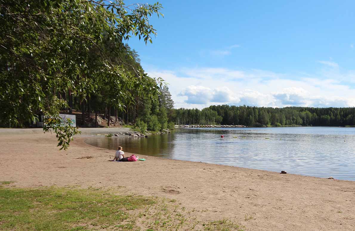 Kirveslahden uimaranta, Kuopio.