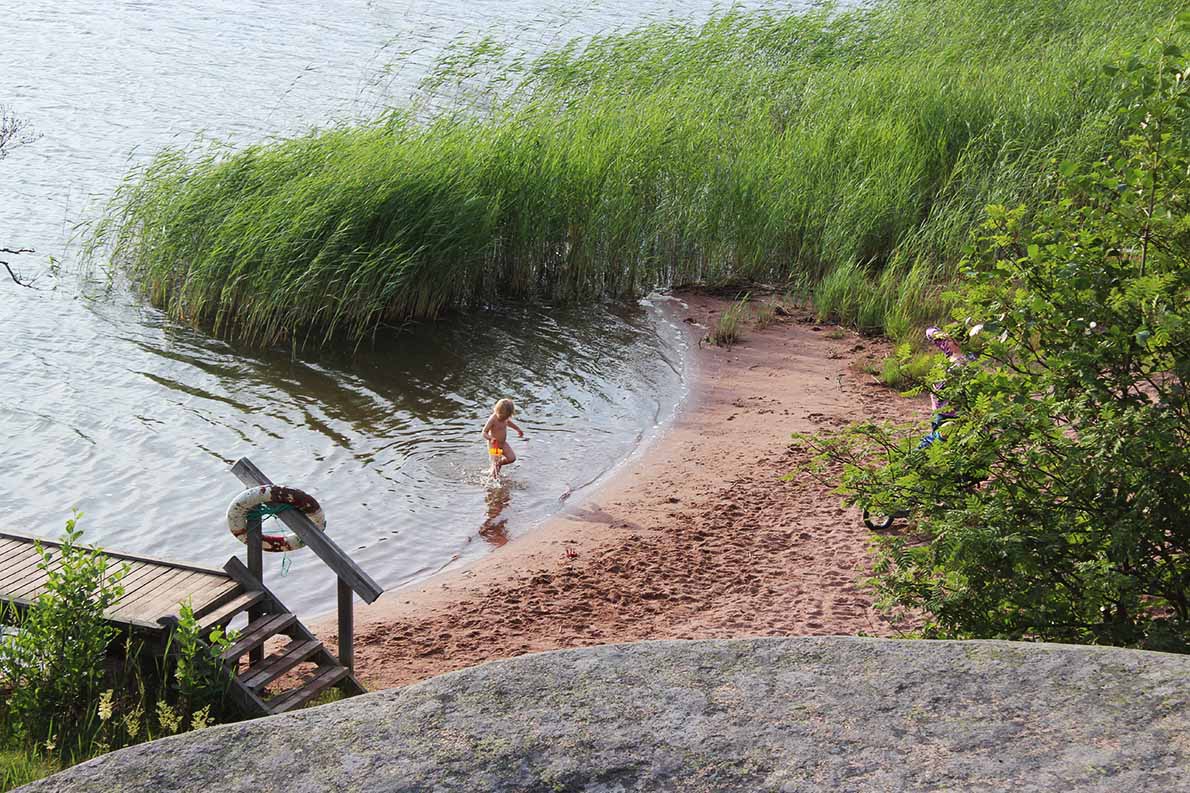 Lootholman uimaranta, Kustavi.