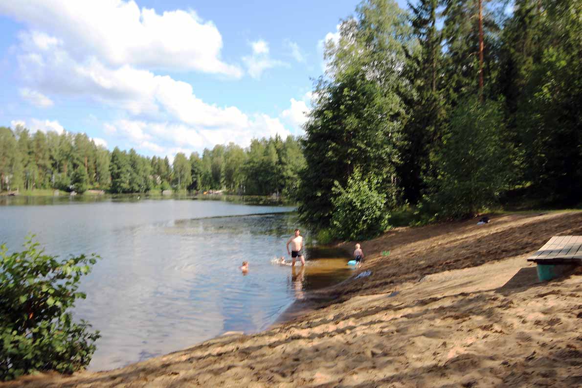 Iso-Kyynärön uimaranta, Lempäälä.
