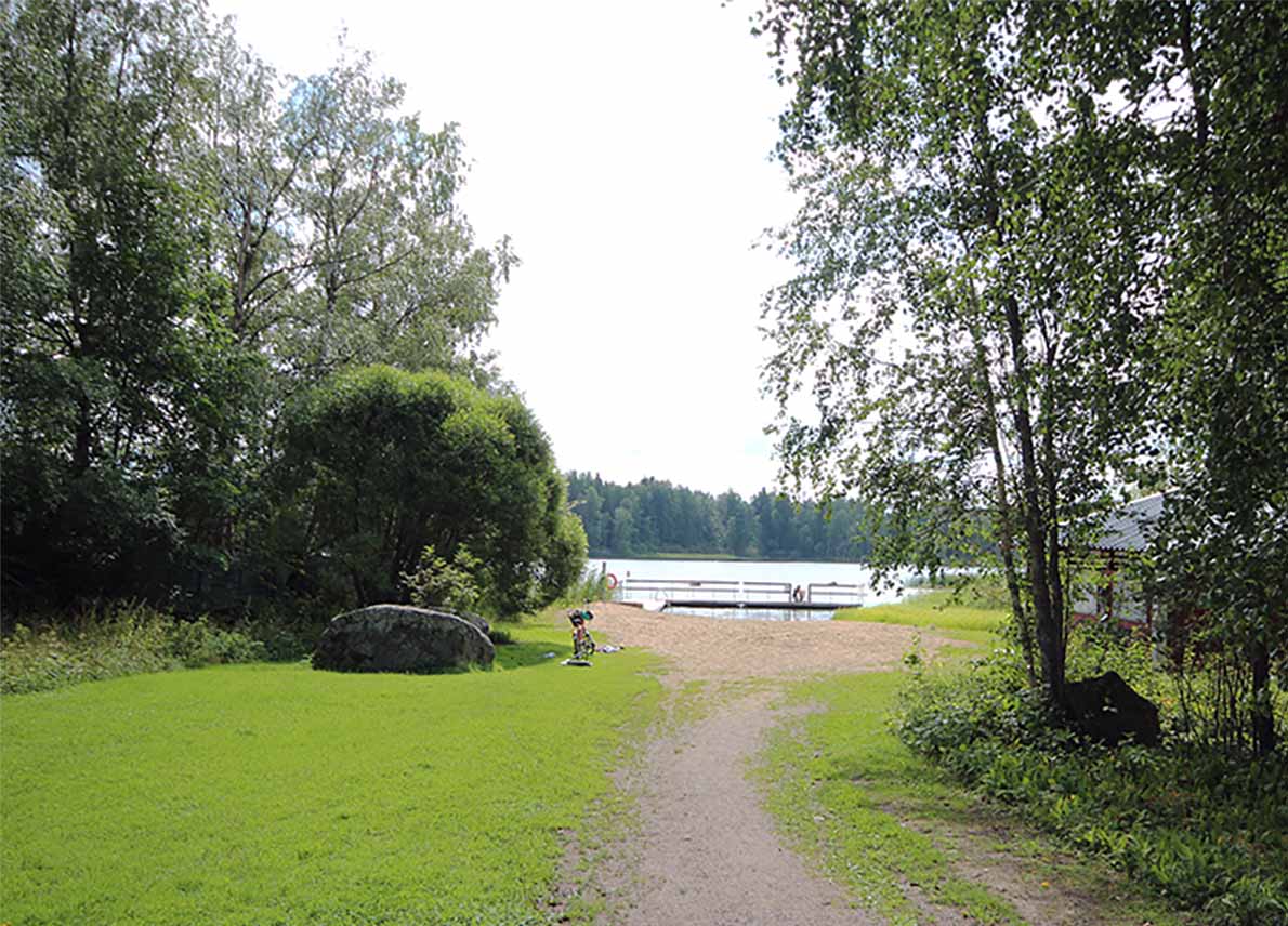 Paunun uimaranta, Lempäälä.