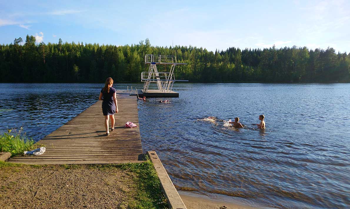 Kirkonkylän uimaranta, Leppävirta