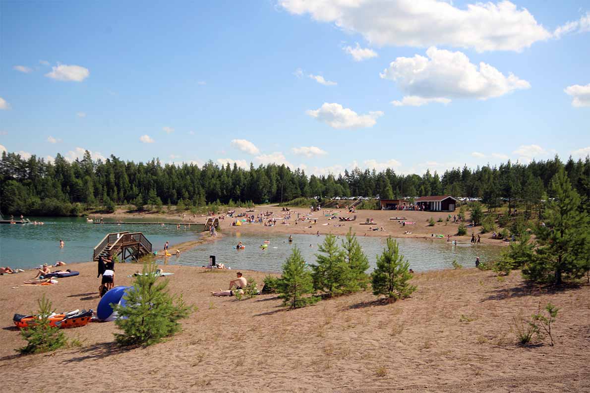 Mellilänjärven uimaranta, Loimaa.