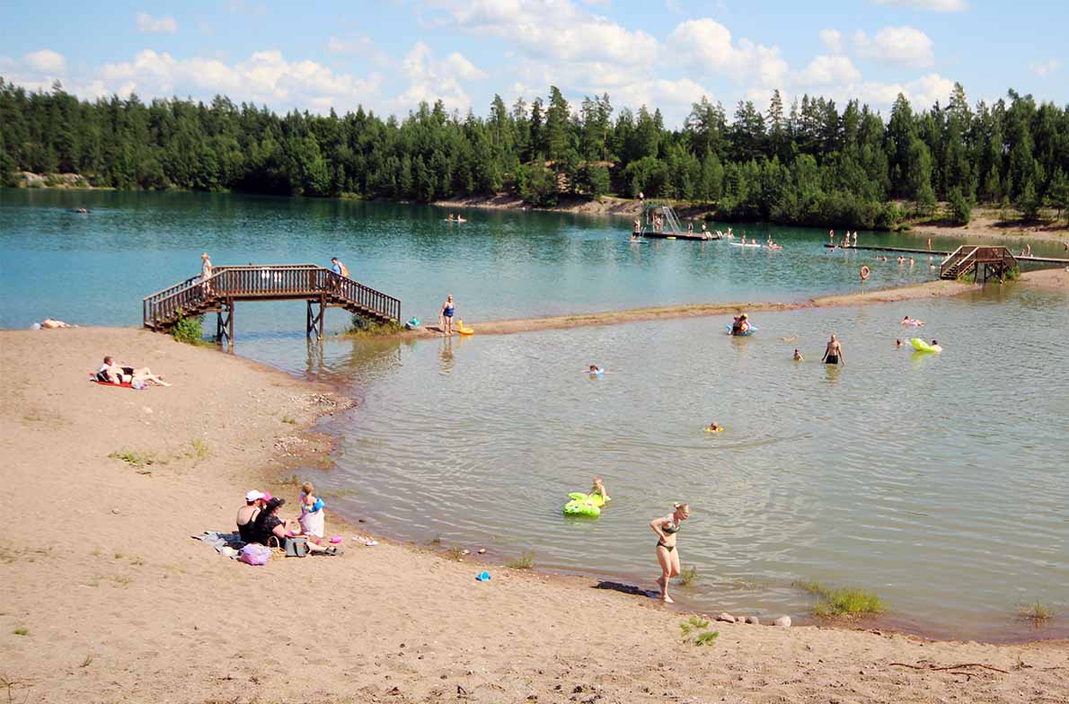 Mellilänjärven uimaranta, Loimaa.