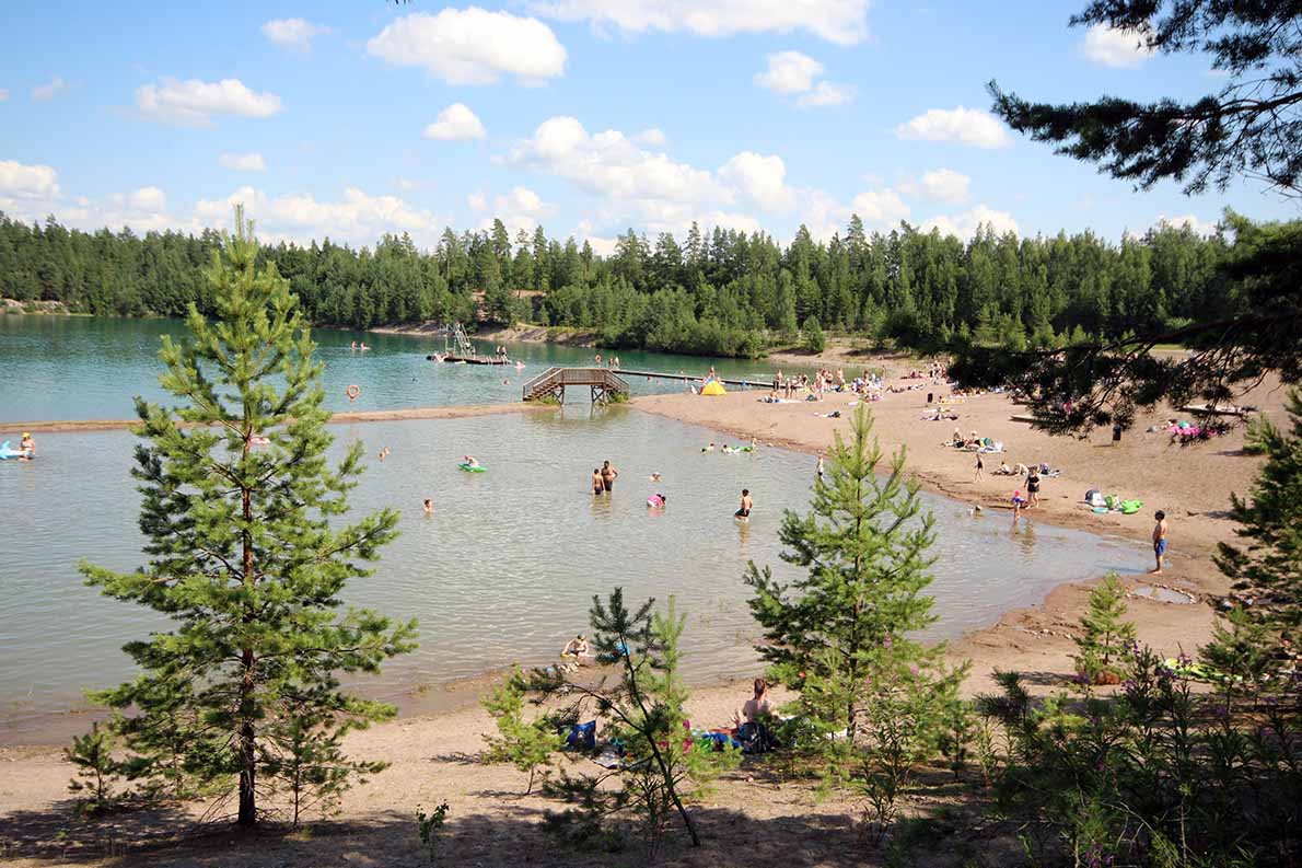Mellilänjärven uimaranta, Loimaa.