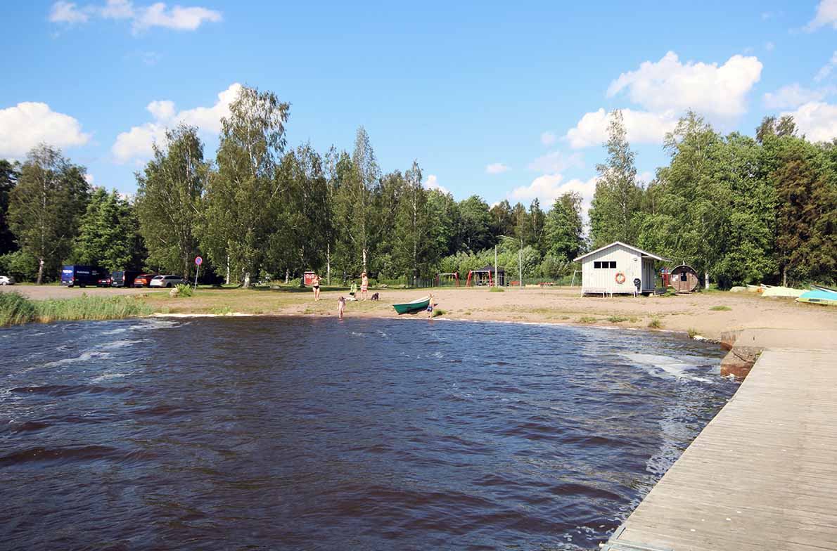 Kirkonkylän uimaranta, Loppi.