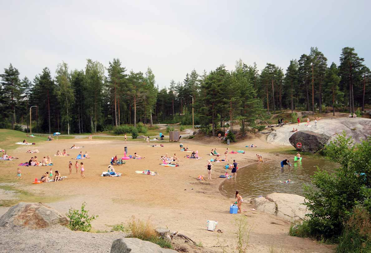 Isonkiven uimaranta, Masku.