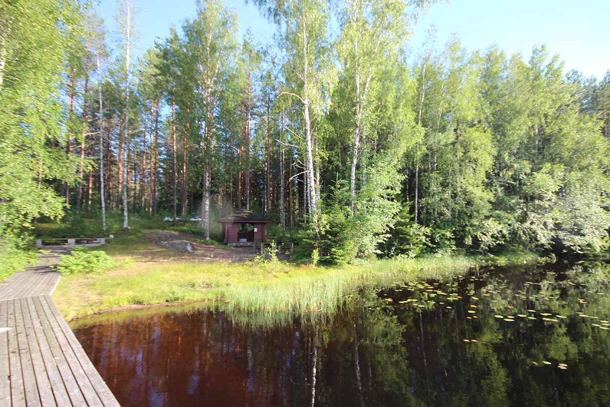 Likolammen uimaranta, Miehikkälä.