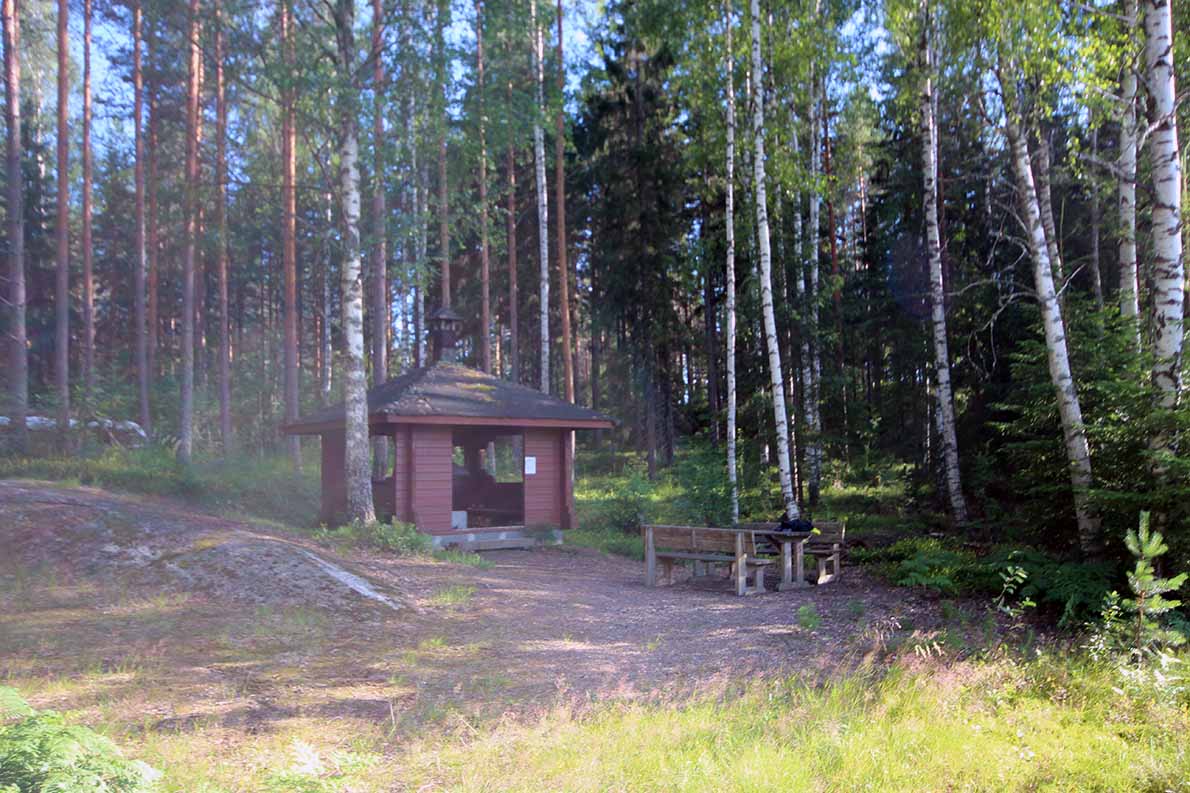 Likolammen uimaranta, Miehikkälä.