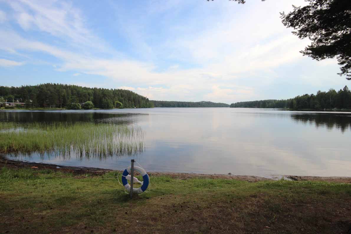 Pitkäjärven läntinen uimaranta, Mikkeli.