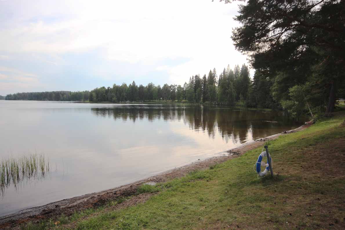 Pitkäjärven läntinen uimaranta, Mikkeli.