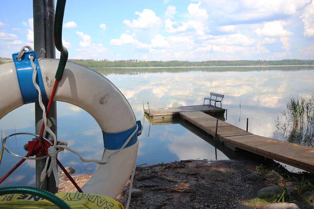 Isojärven leirikeskuksen uimaranta, Pornainen.