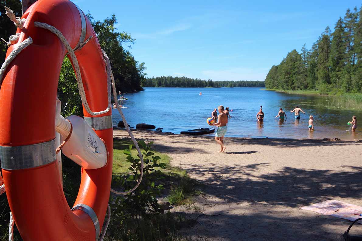 Grabbskogin uimaranta, Raasepori.