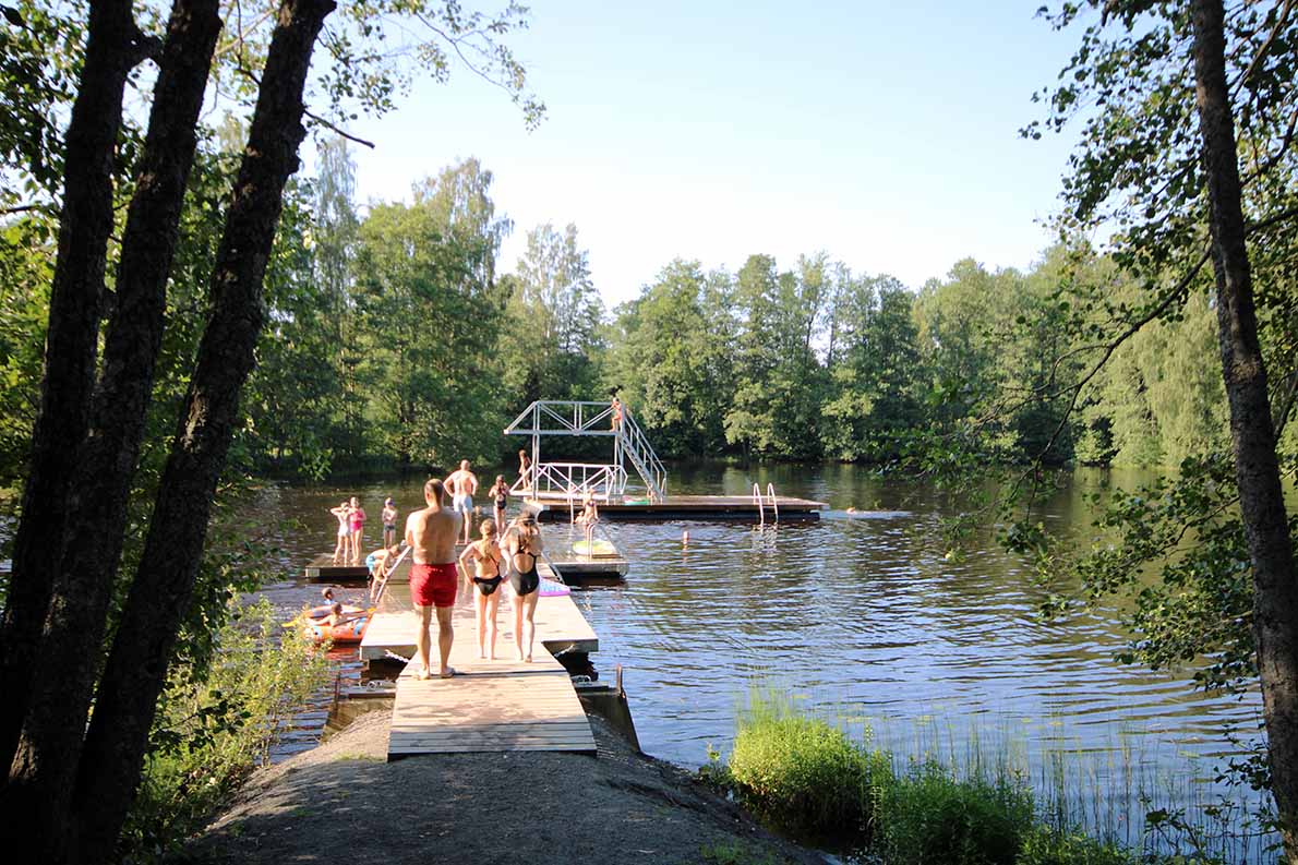 Bergströminlammen uimaranta, Rauma.
