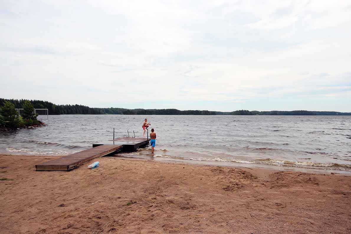 Vaittilan uimaranta, Ruokolahti.