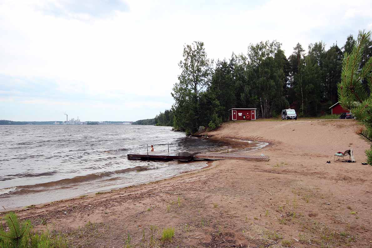 Vaittilan uimaranta, Ruokolahti.