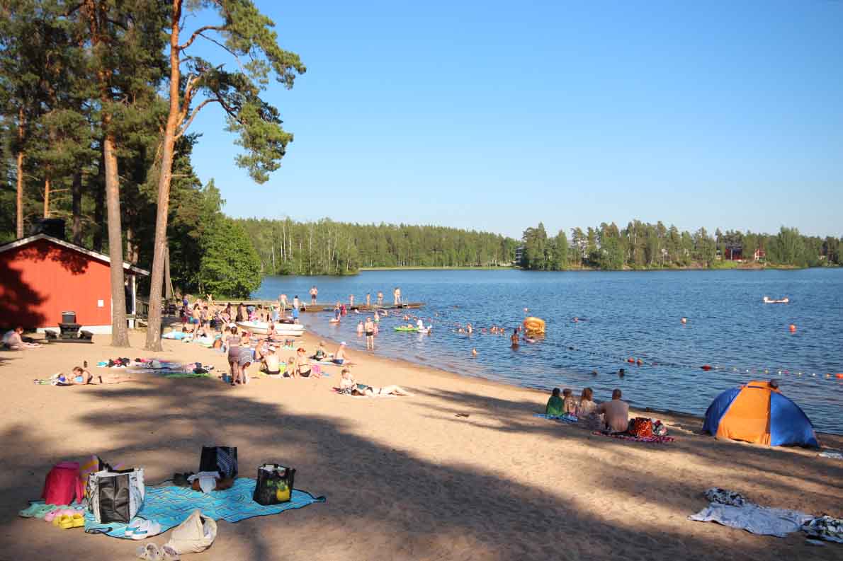 Lehmijärven uimaranta, Salo.