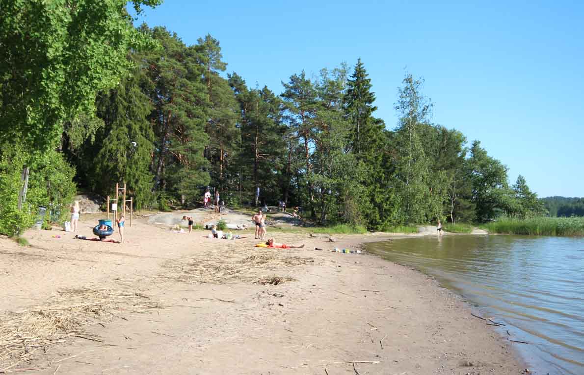 Vuohersaaren uimaranta, Salo.