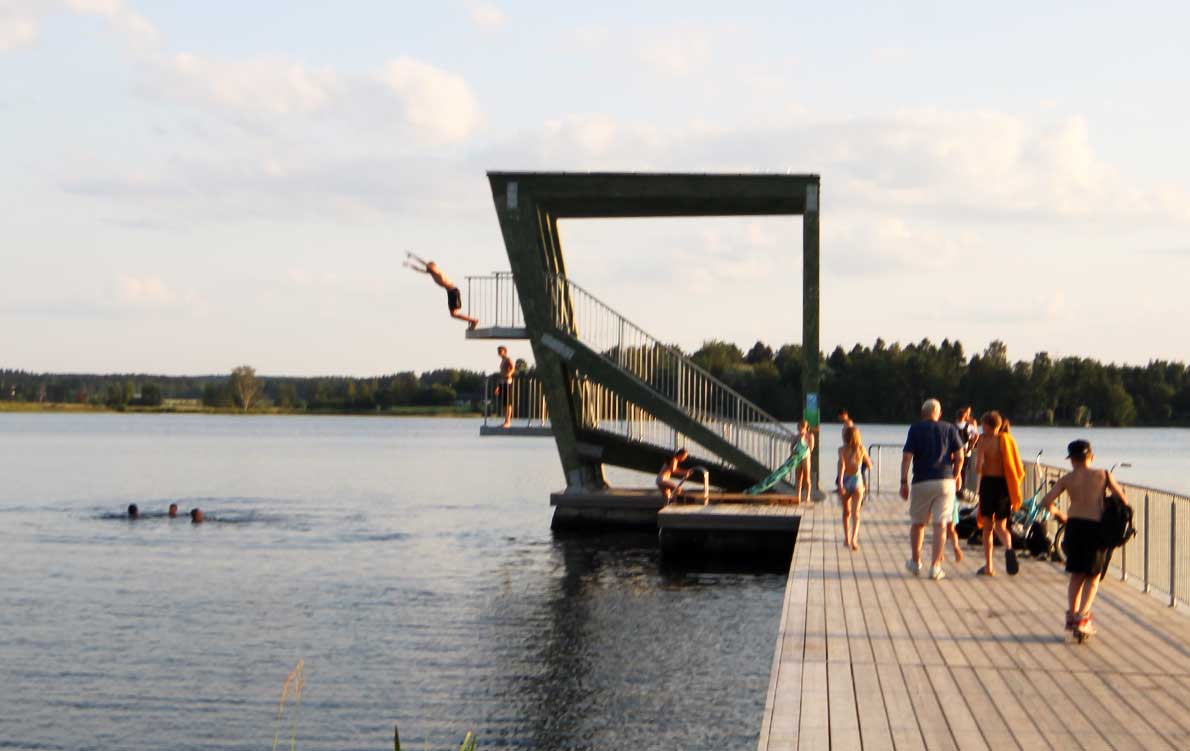 Kaalisaaren uimaranta, Sastamala.