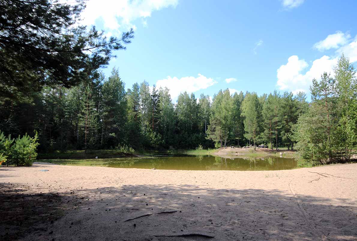 Talman hiekkakuopan uimaranta, Sipoo.