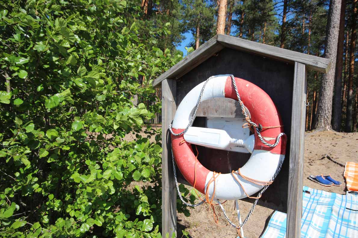 Hämeen luontokeskuksen uimaranta, Tammela.