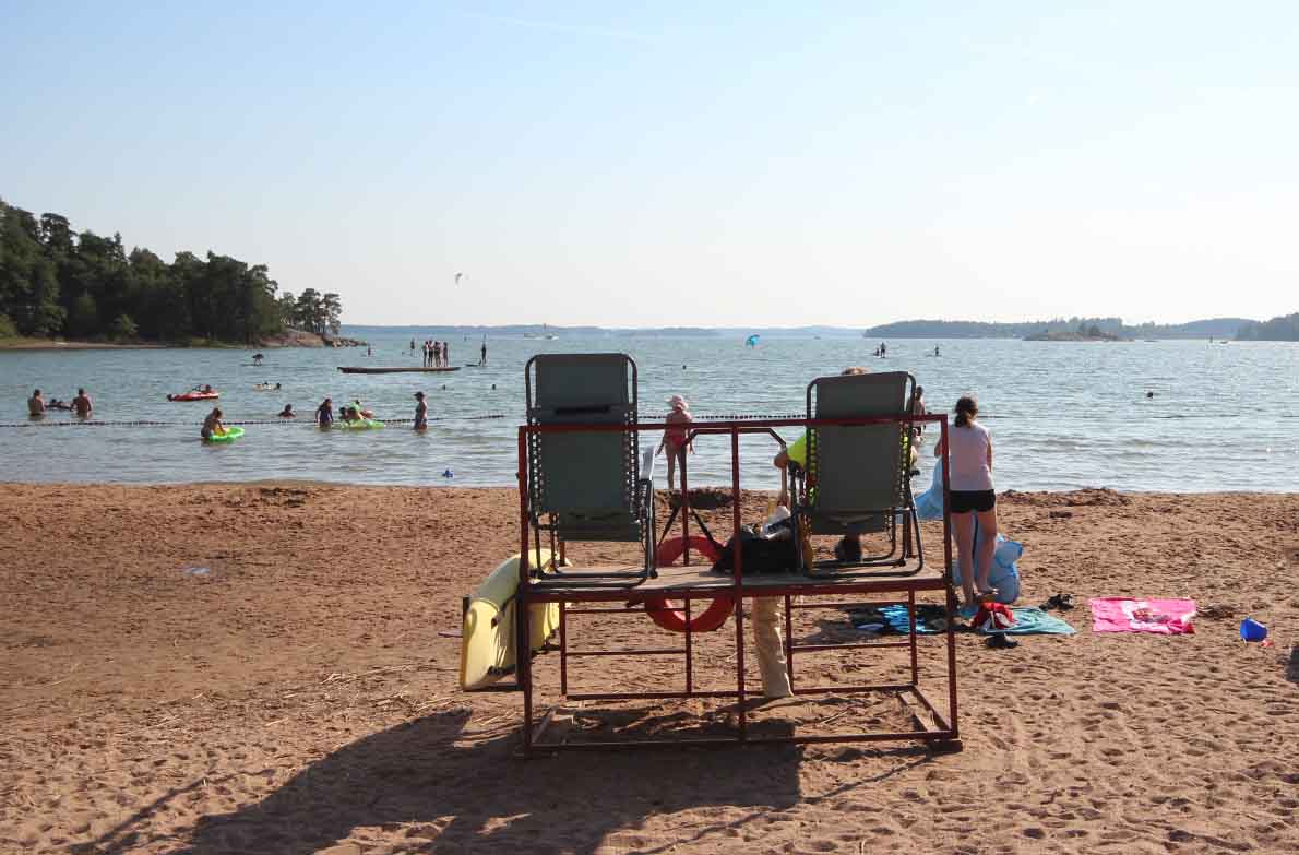 Saaronniemen uimaranta, Turku.