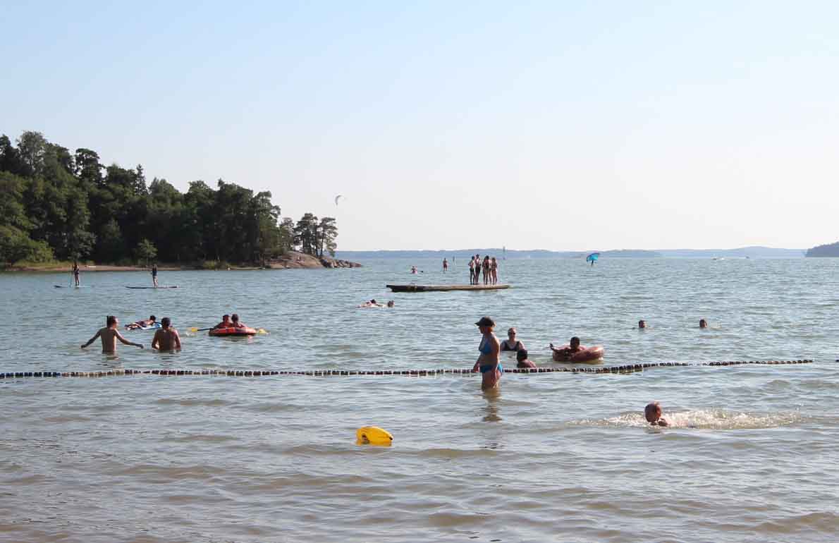 Saaronniemen uimaranta, Turku.