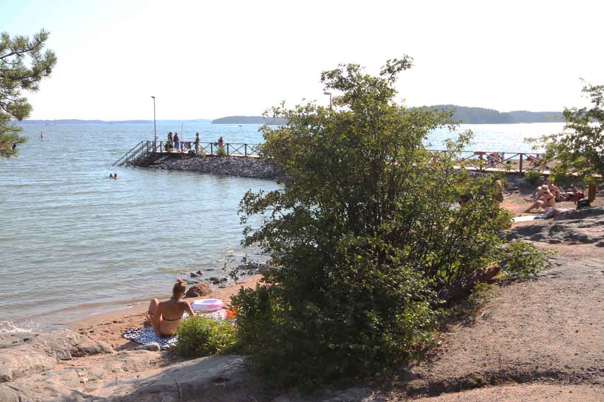Saaronniemen uimaranta, Turku.